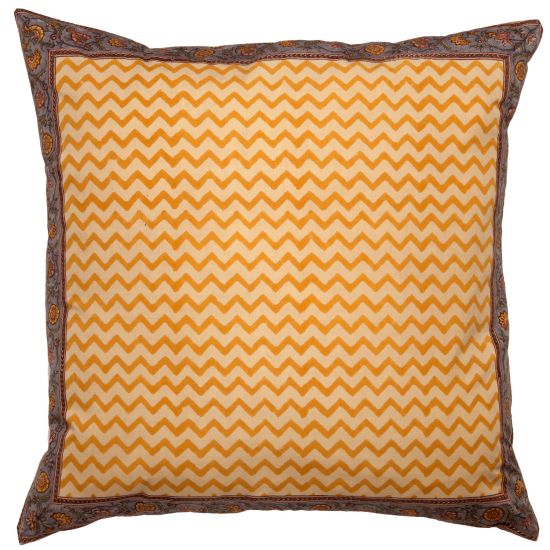 Dragonfly Reversible Euro - Mustard Yellow